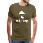 Bräutigam Männer Premium T-Shirt - Khaki