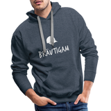 Bräutigam Men’s Premium Hoodie - Jeansblau