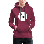 Braut Frauen Premium Hoodie - Bordeaux