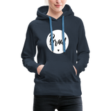 Braut Frauen Premium Hoodie - Navy