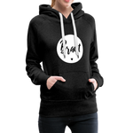 Braut Frauen Premium Hoodie - Anthrazit