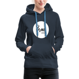 Braut Girls Frauen Premium Hoodie - Navy