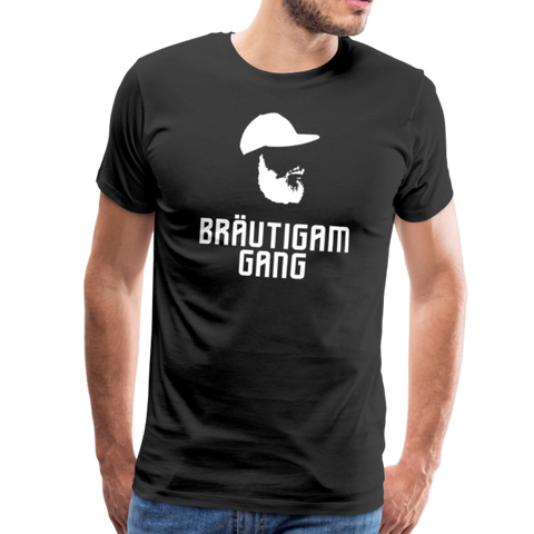 Bräutigam Gang Männer Premium T-Shirt - Schwarz