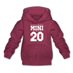 Mini Kinder Premium Hoodie - Bordeaux