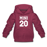 Mini Kinder Premium Hoodie - Bordeaux