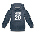 Mini Kinder Premium Hoodie - Jeansblau