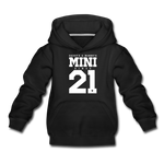 Mini Kinder Premium Hoodie - Schwarz