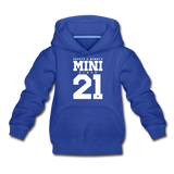 Mini Kinder Premium Hoodie - Royalblau