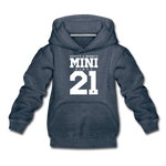 Mini Kinder Premium Hoodie - Jeansblau