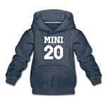 Mini Kinder Premium Hoodie - Jeansblau