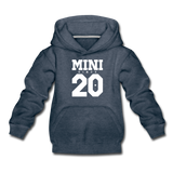 Mini Kinder Premium Hoodie - Jeansblau