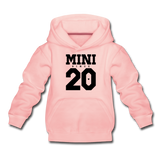 Mini Kinder Premium Hoodie - Kristallrosa