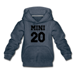 Mini Kinder Premium Hoodie - Jeansblau