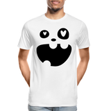 Halloween Männer Premium Bio T-Shirt - Weiß