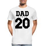 Dad Männer Premium Bio T-Shirt - Weiß