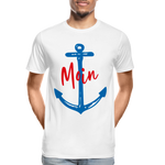 Moin Männer Premium Bio T-Shirt - Weiß