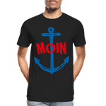 Moin Männer Premium Bio T-Shirt - Schwarz