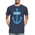 Moin Männer Premium Bio T-Shirt - Navy