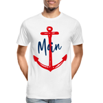 Moin Männer Premium Bio T-Shirt - Weiß
