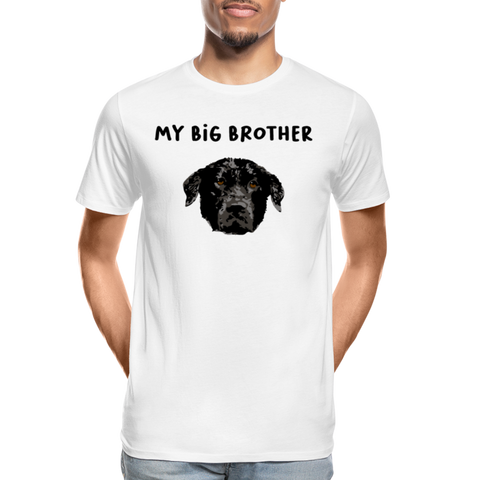 Big Brother Männer Premium Bio T-Shirt - Weiß