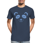 Panda Männer Premium Bio T-Shirt - Navy