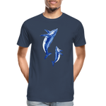Wale Männer Premium Bio T-Shirt - Navy