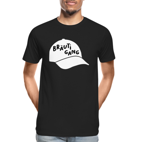 Bräutigam Gang Männer Premium Bio T-Shirt - Schwarz