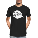 Bräutigam Team Männer Premium Bio T-Shirt - Schwarz