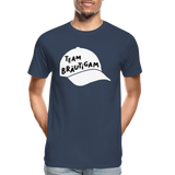 Bräutigam Team Männer Premium Bio T-Shirt - Navy