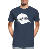 Bräutigam Männer Premium Bio T-Shirt - Navy