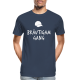 Bräutigam Gang Männer Premium Bio T-Shirt - Navy