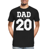 Dad Männer Premium Bio T-Shirt - Schwarz