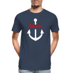 Moin Männer Premium Bio T-Shirt - Navy