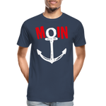 Moin Männer Premium Bio T-Shirt - Navy
