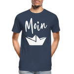 Moin Männer Premium Bio T-Shirt - Navy