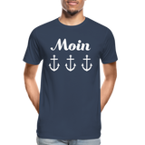 Moin Männer Premium Bio T-Shirt - Navy