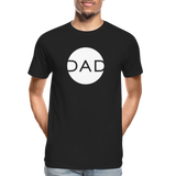 Dad Männer Premium Bio T-Shirt - Schwarz