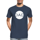 Dad Männer Premium Bio T-Shirt - Navy