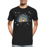 Good Vibes Only Männer Premium Bio T-Shirt - Schwarz