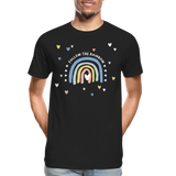 Follow The Rainbow Männer Premium Bio T-Shirt - Schwarz