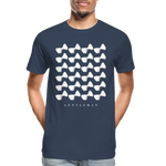 Gentleman Männer Premium Bio T-Shirt - Navy