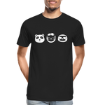 Tiere Männer Premium Bio T-Shirt - Schwarz