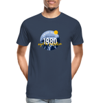1980 Männer Premium Bio T-Shirt - Navy