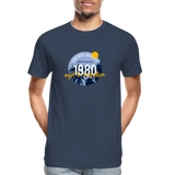 1980 Männer Premium Bio T-Shirt - Navy