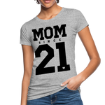 Mom Frauen Bio-T-Shirt - Grau meliert