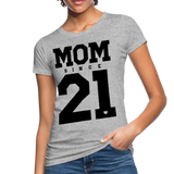 Mom Frauen Bio-T-Shirt - Grau meliert