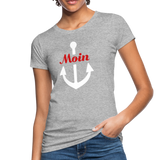 Moin Frauen Bio-T-Shirt - Grau meliert