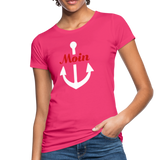 Moin Frauen Bio-T-Shirt - Neon Pink
