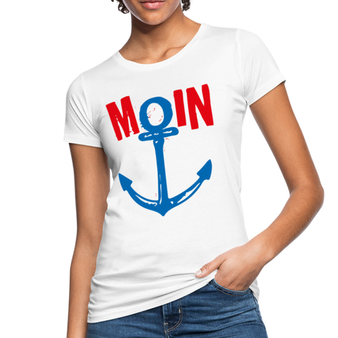 Moin Frauen Bio-T-Shirt - Weiß