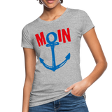 Moin Frauen Bio-T-Shirt - Grau meliert